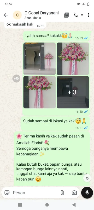 Pengiriman Karangan Bunga Kebon Baru