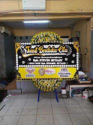Papan Bunga di Kebon Baru